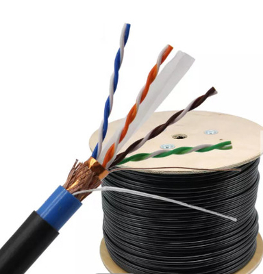 Cat6 Lan Cable Outdoor SFTP 23AWG Shielded Twisted Pair Cable